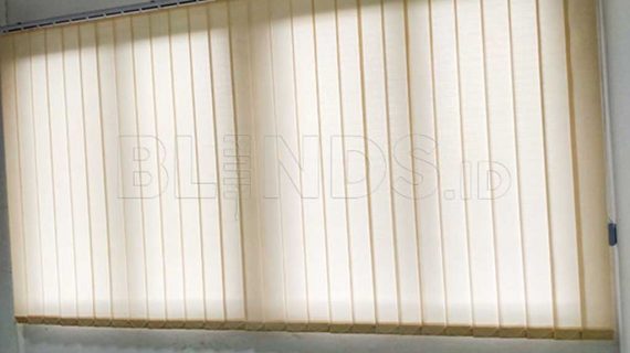 Vertical Blinds Dimout Beige Cibitung
