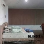 Pasang Vertical Blinds Blackout Coklat Pluit Karang Ayu