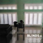 Contoh Tirai Jendela Vertikal Dimout Pondok Kacang Tangerang