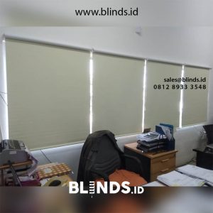 Jual Roller blinds semi blackout custom id4726